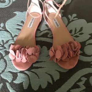 Pink Suede Madden Flats